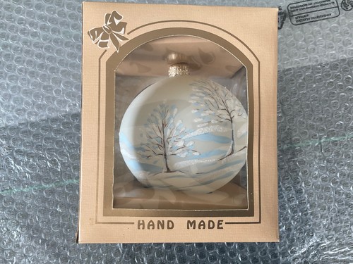 Sfera vetro decorata mano - vetro,