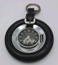 MARVIN Ruotino Pneumatico Portachiavi Vintage Quadrante Nero Quello Grande