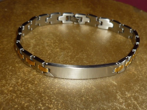 Bracciale acciaio inox giunti - bracciale,