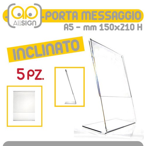 Porta messaggio inclinato - porta,