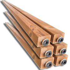 Set 6 Listelli Decorativi da Esterno da 300 cm per Divisori, Frangisole, 45x60mm