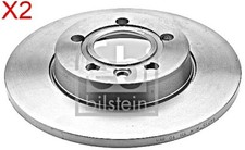 Febi x2 pz disco freno asse posteriore per VW Transporter Caravelle T4 701615601