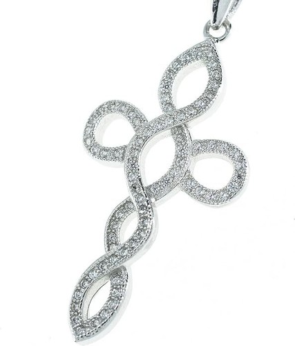 Collana catena ciondolo - , croce