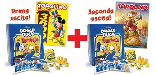 Topolino 3600 3601 tombola - topolino,