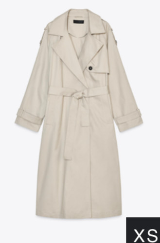 Zara double breasted trench - zara,