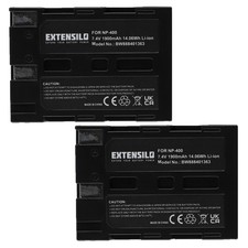 2x Batería para Sigma SD14 1900mAh