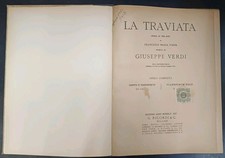 Spartito per Pianoforte La Traviata di G. Verdi Ricordi 1942 FF/21