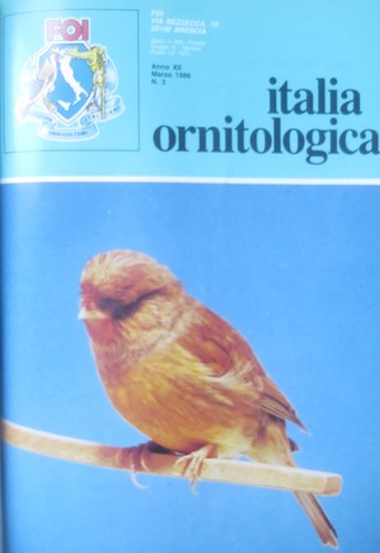 Italia ornitologica anno v - ornitologica.,