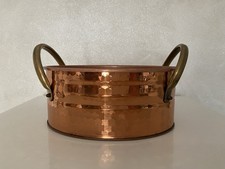 Portavaso In Rame Con Manici