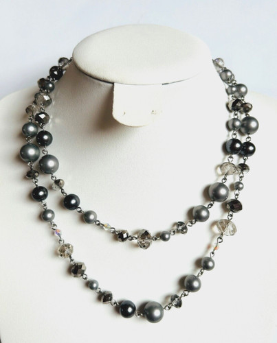 Collana lunga perle di - collana,