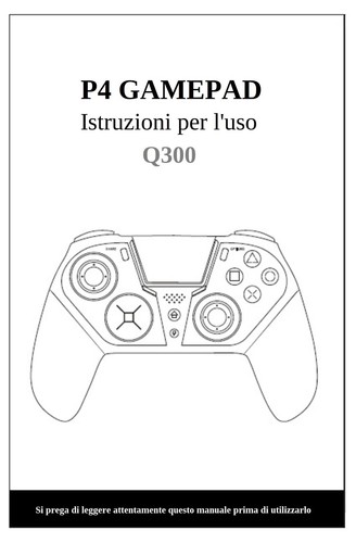 Gamepad q300 manuale - q300,