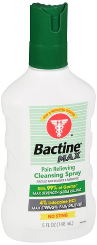 Bactine max spray detergente - max,