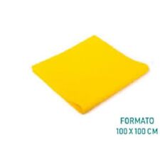 100PZ TOVAGLIE GIALLE 100X100 IN TNT TESSUTO NON TESSUTO FESTE RISTORANTI BAR