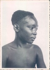 Belgian CONGO rungu boy