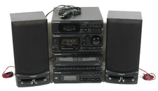 PRL) PIONEER STEREO MULTI-PLAY CD CASSETTE DECK RECEIVER XR-P240C + 2 CASSE 20W