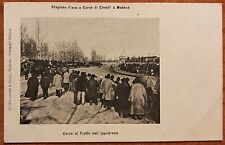 Modena - Corse al Trotto nell'Ippodromo - Fiera e Corse Cavalli a Modena.