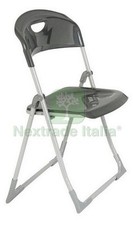 1PZ SEDIA PIEGHEVOLE RICHIUDIBILE 'BRASIL' ARDESIA: