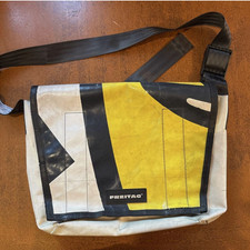 FREITAG Shoulder bag White yellow Black flap casual man Messenger bag