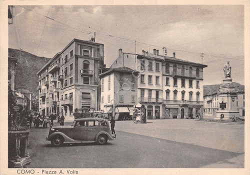 Cartolina como piazza volta - cartolina,