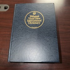 For Webster’s Third New International Dictionary Unabridged Edition Hardcover