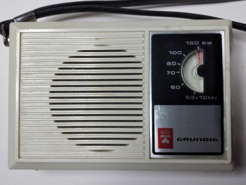 Radio grundig bianca vintage - radio,