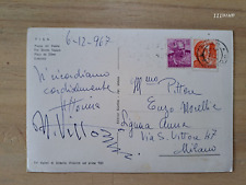 UMBERTO VITTORINI    / cartolina autografa per ENZO MORELLI - 1967