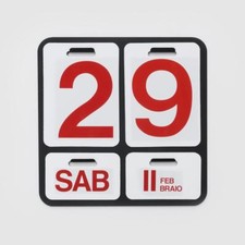 Danese Milano Formosa calendario perpetuo da parete design Enzo Mari 1963