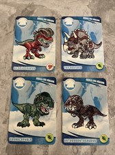 4 CARDS DINOFROZ WORLD DINO CARDZ PREZIOSI COLLECTION