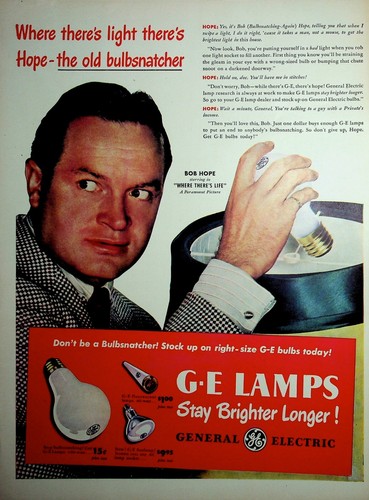 Pubblicità originale bob hope - originale,