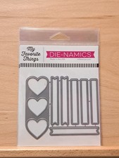 My Favorite Things 195 Cuori in Fila Fustella da Taglio Dienamica Verticale RITIRATA