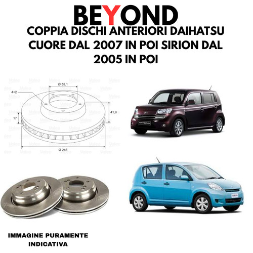 Coppia dischi anteriori - 2x,
