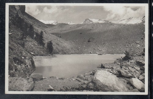 Cartolina champoluc lago bleu - cartolina,