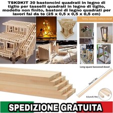 30 Bastoncini Quadrati in