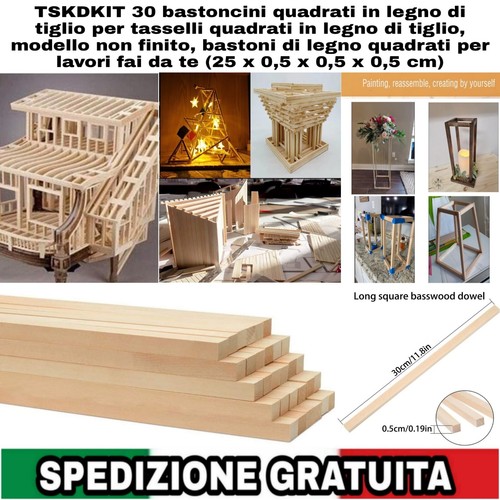 Bastoncini quadrati in - 30,