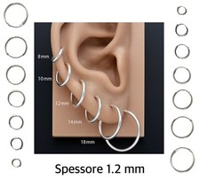 Orecchini Cerchietto Coppia