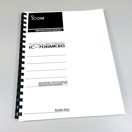 Icom 706mkiig manuale - ic-706mkiig,