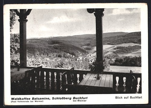Cartolina buchfart weimar - cartolina, /