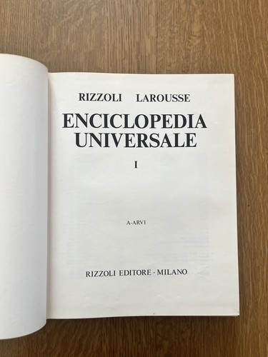 Rizzoli larousse enciclopedia - rizzoli,