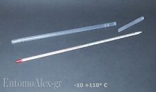 TERMOMETRO vetro ad alcool (no mercurio) -10°C +110°C birra laboratorio analisi