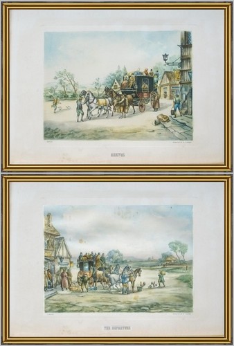 Antiche litografie arrivo - antiche,