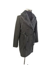 Cappotto donna con collo in