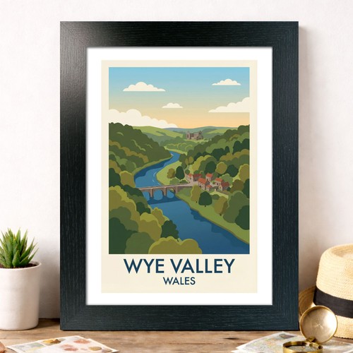 Poster viaggio wye valley - poster, da