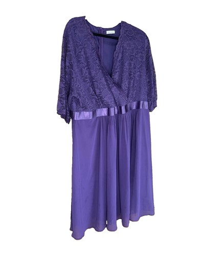 Abito pinup moda viola pizzo - pinup,