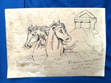 Giorgio de Chirico disegno su