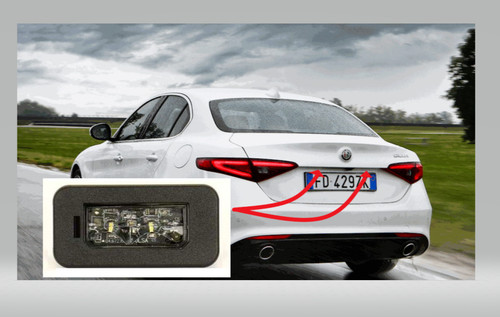 Fanale targa alfa romeo - romeo, giulia