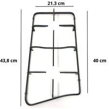 Griglia smaltata nera  2