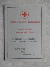 TESSERA CROCE ROSSA ITALIANA