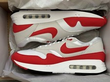 NIKE Air Max 1 '86 OG Big Bubble Sport Rosso Bianco UK 14