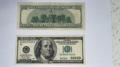 Banconota 100 dollari usa - dollari,