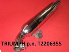 ✔️ MARMITTA BONNEVILLE SCARICO 2206355 SX LH TRIUMPH EXHAUST 